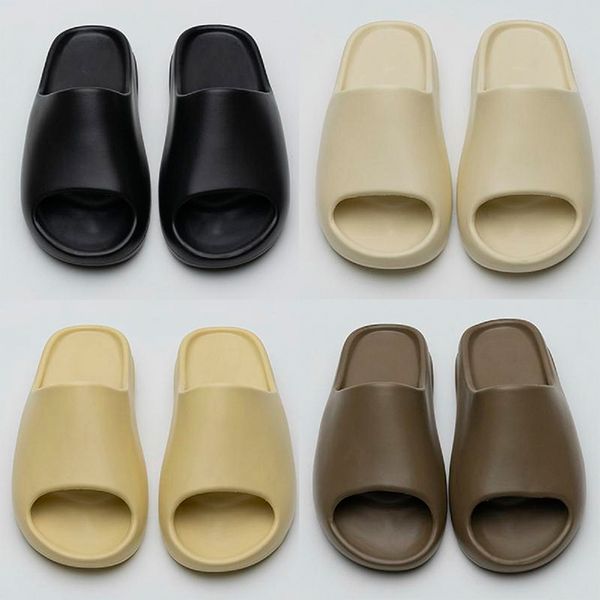 

with box slippers sandals sneakers shoes graffiti bone white resin desert sand rubber summer earth brown flat men women beach classic outdoo