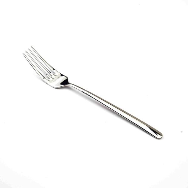 

stainless steel dinner fork set modern western style dishes fruit dessert european fine dining tableware forks