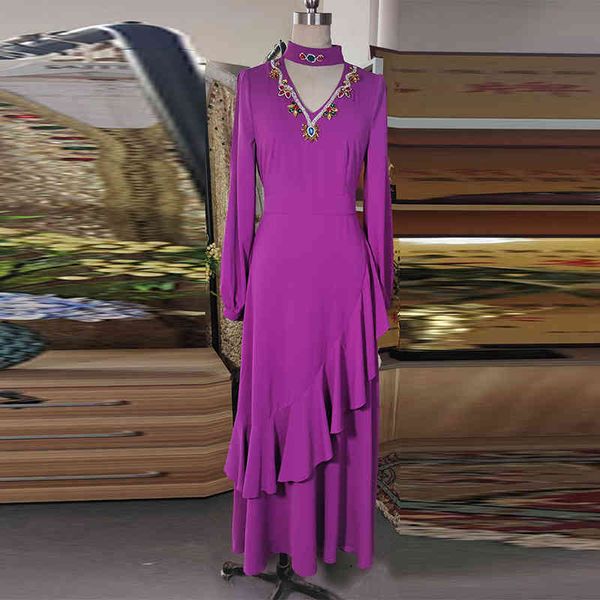 

ramadan abaya dubai turkey muslim long dress kaftan islam clothing dresses for women vestido de mujer robe longue musulman femme, Red