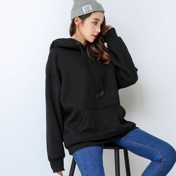 

hoodies 2021 classic selling soft casual breathable women's hoodie, Black