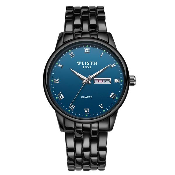 

wristwatches wlisth fashion men's watch quartz clock casual waterproof sports chronograph relogio, Slivery;brown