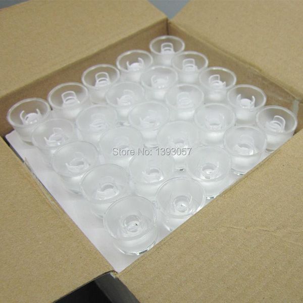 

bulbs 50pcs/lot light transmittance 95% diameter 20mm waterproof pmma led lens 15/30/45/60/ degree optical with holder