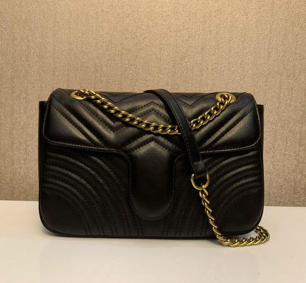 

famous brand women designer shoulder bag leather chain bag cross body pure color womens handbag crossbody bag purse