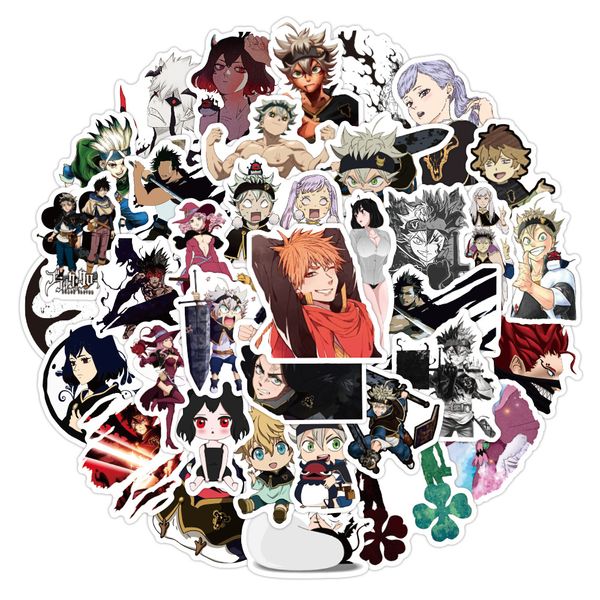 

50pcs/set black clover anime small waterproof sticker