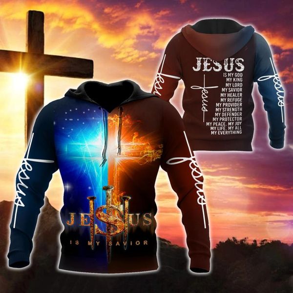 

men's hoodies & sweatshirts jesus bible god christian lion tattoo skull 3d over printed hoodie man women 1 outwear zipper pullover sw, Black