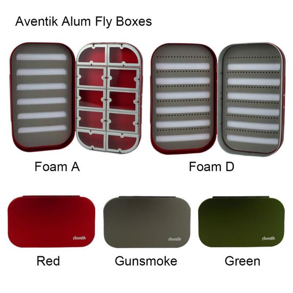 

aventik aluminum box fishing eva foam flies boxes 10 compartments l accessories