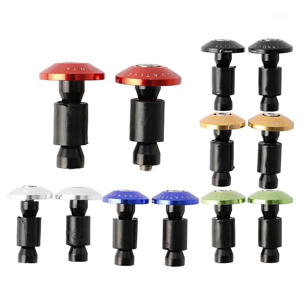

motorcycle dirt bike cnc handlebar grips slider cap plug aluminum bar end1