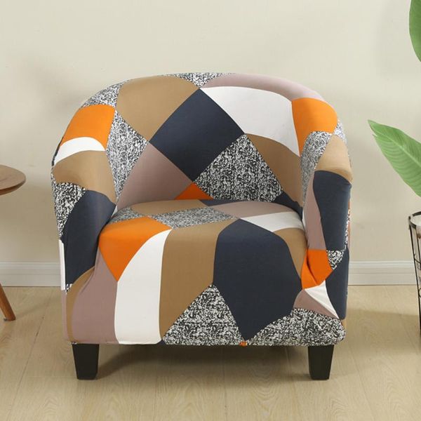 

club chair slipcover stretch armchair covers printed tub cover sofa spandex couch for bar counter living room