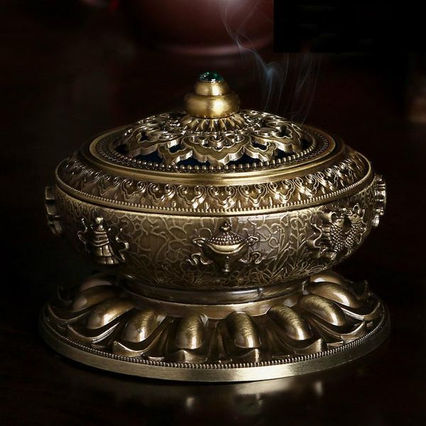 

sachet bags retro censer classical copper alloy antique incense simple burner s