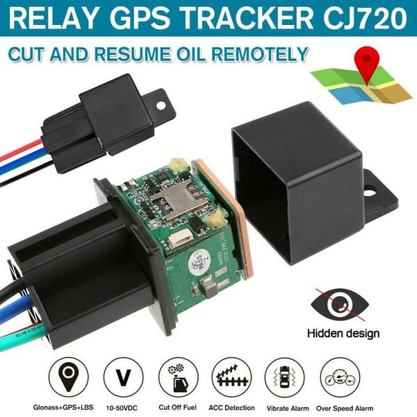 

car gps & accessories cj720 better tracking relay tracker device gsm locator remote control anti-theft monitoring cut off oil power system
