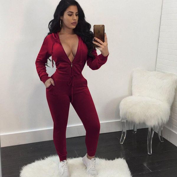 

women's two piece pants fall 2021 fashion set women hooded crop pants sets juicy coutoure tracksuit club outfits wholesale items, White