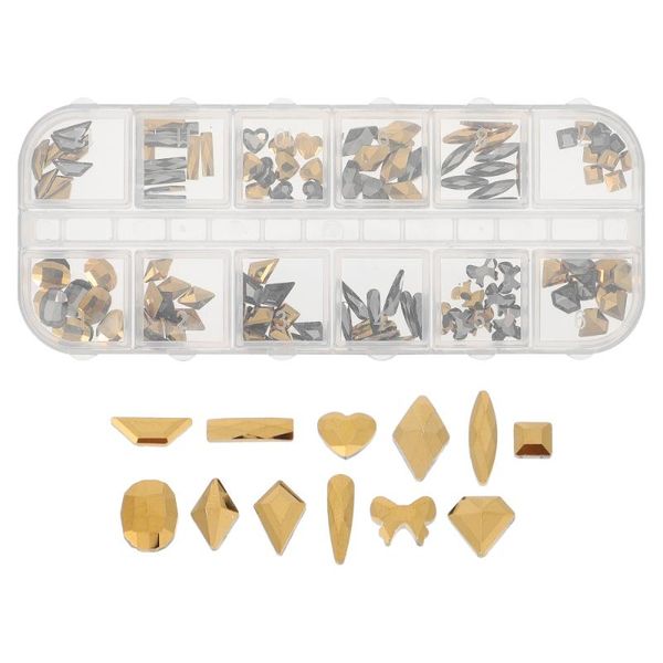 

nail drill & accessories 1 box crystal rhinestone manicure diy art craft charms