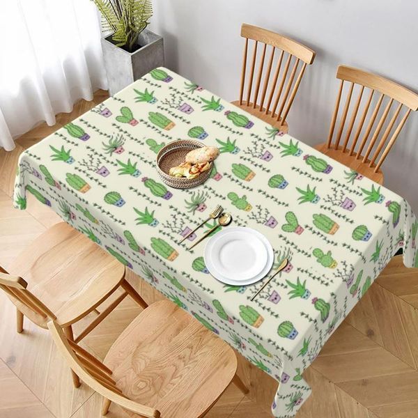 

table cloth cactus tablecloth protection spring cover square custom polyester wholesale