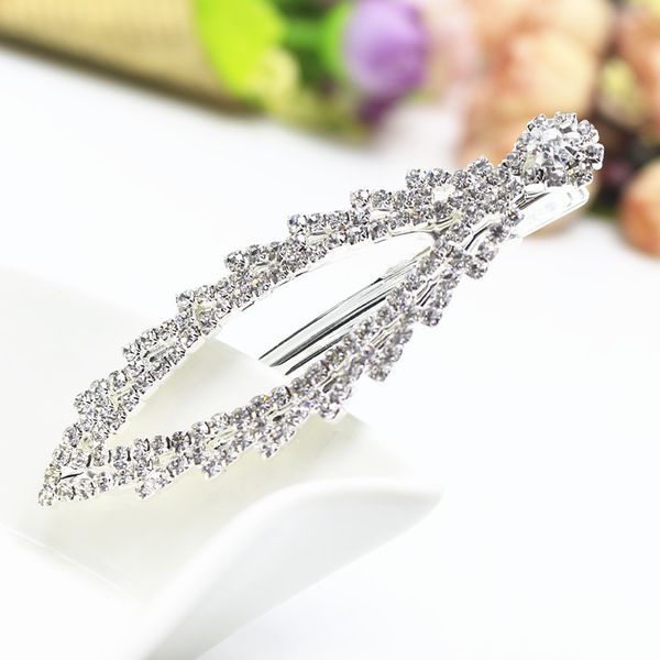 

888 water drill full drill hairstyle u hairpin duck beak clip bow hairpin, Golden;silver