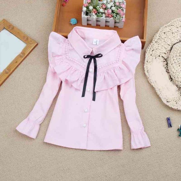 

3-15 years spring autumn long sleeve school girl white blouses and kids shirts baby toddler teen clothes girls blouse, White;black