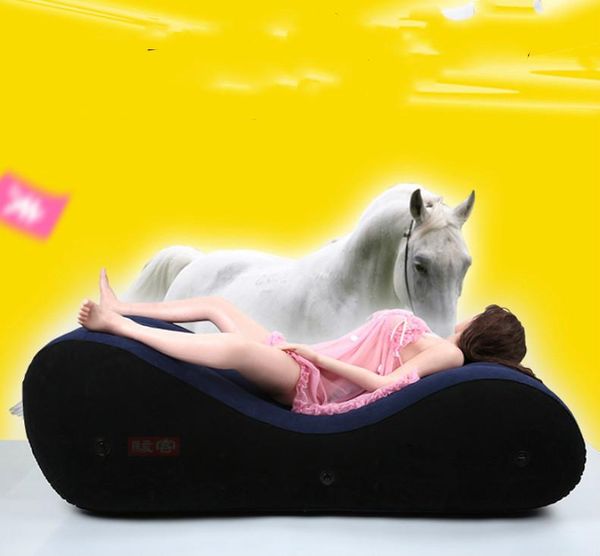 

pillow curve inflatable luxury chair bed sofa pad fun for couple love games