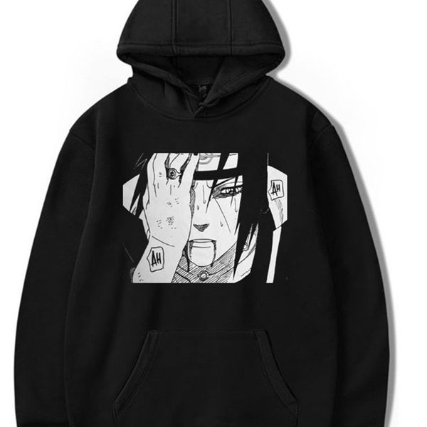 

fashion simple printing autumn hooded shrimp skin, Black