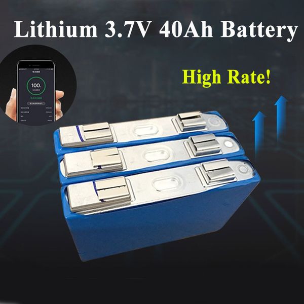 10 pz 3.7 v 40AH batteria al litio ternaria Alto tasso per fai da te 12 V 24 V 36 V power pack UPS inverter batteria bici elettrica