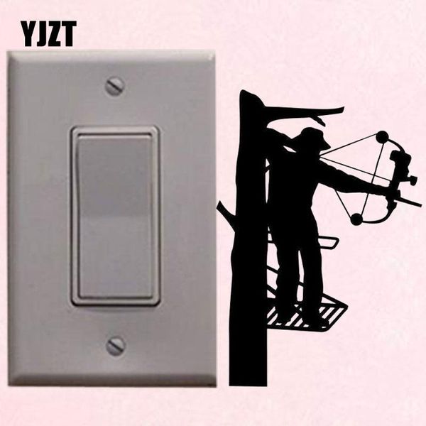 

sportsman light switch bedroom/home decor sticker wall decal 8ss-2733 stickers