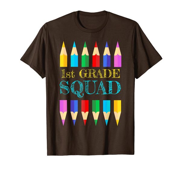 

First 1st Grade Squad Back To School Teacher Tshirt Gift T-Shirt, Mainly pictures