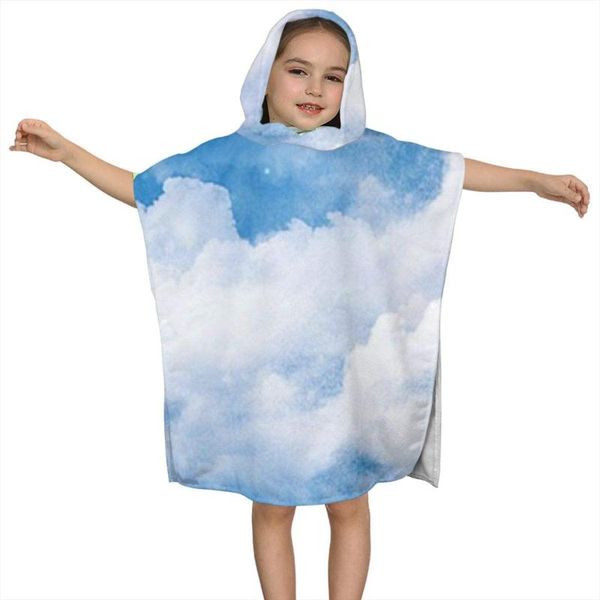 

towel cloud-sky kids hooded bath for children