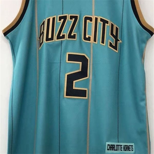 

09Men Youth 2 LaMelo Ball Charlotte\rHornets\r2020-21 Green City Basketball Jersey, Color1