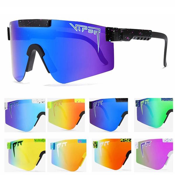 

sunglasses make up pit viper men/women colorful mirrored polarised for male female uv400 protection goggles with case, White;black