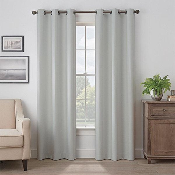 

inya blackout curtains for bedroom thermal insulated with grommet room darkening noise reducing window drapes curtain &