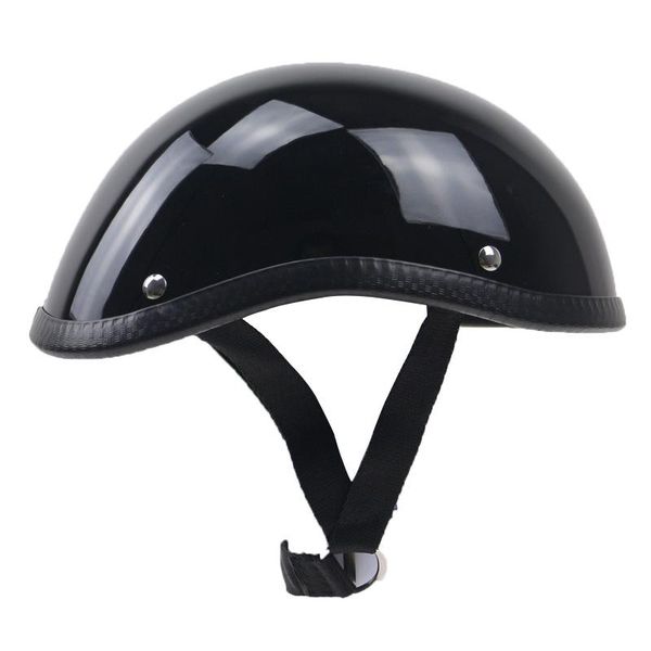 

motorcycle helmets helmets&co style vintage moto helmet half face light weight cap fiberglass shell dd ring buckle retro