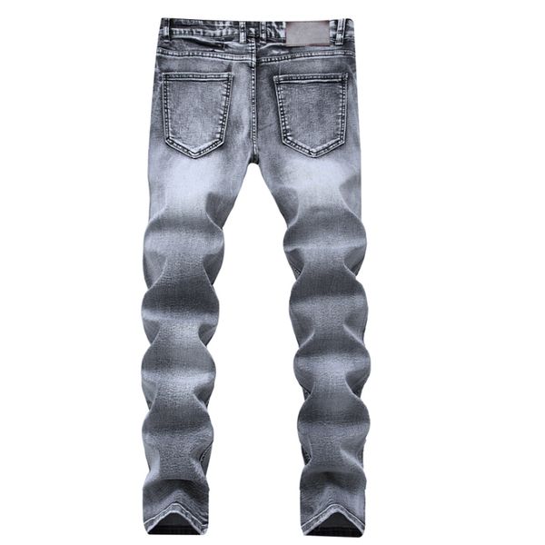 

men's jeans elastic cotton elastic men's jeans,, Blue