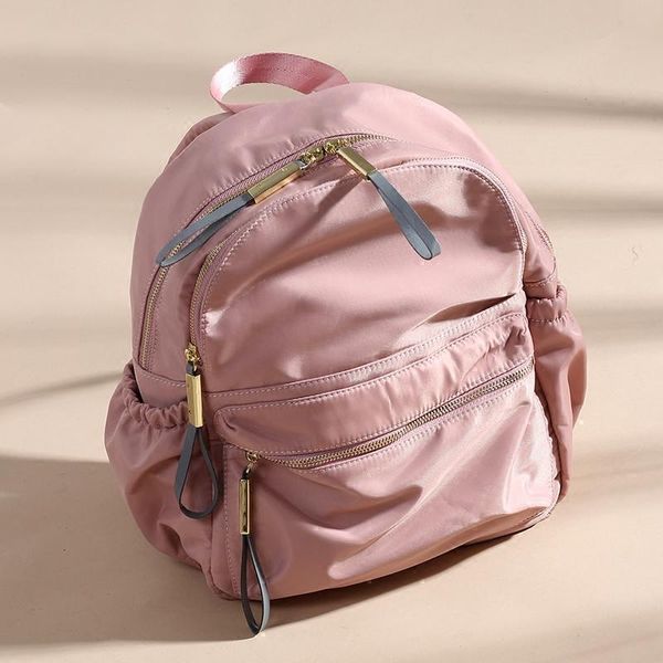 

cute japanese backpack soft girl large capacity nylon waterproof korean fashion casual simple plecak damski bags de50sj