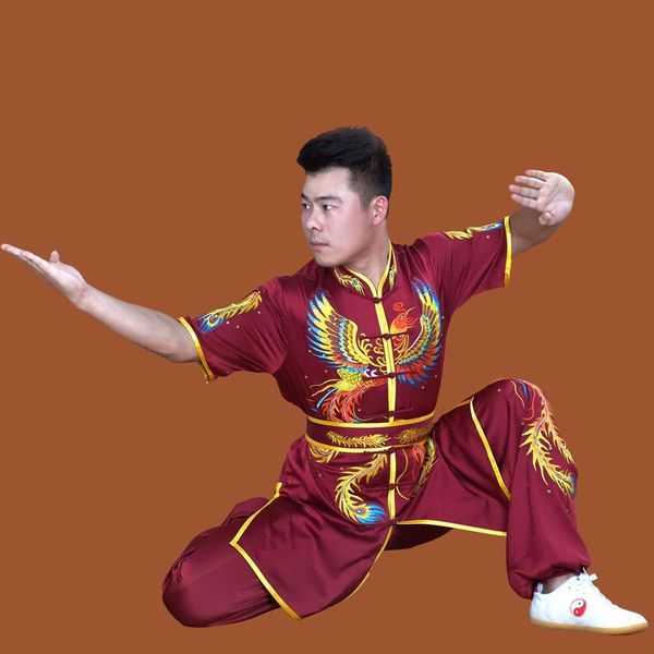 

323owushu taichi taiji clothes changquan uniform martial arts competition clothing embroidered kungfu nanquan taolu clothes uniform, Black;white