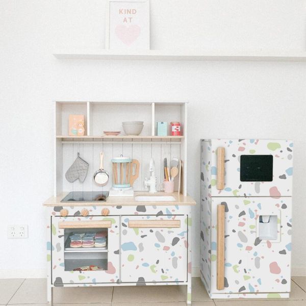 

colorful spot cartoon furniture decal wallpaper living room adhesive wall paper waterproof sticker for children wallpapers