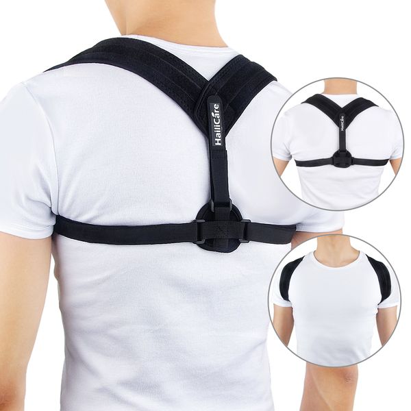 

back care posture corrector adjustable clavicle brace shoulder port strap for women men improve sit walk prevent slouching