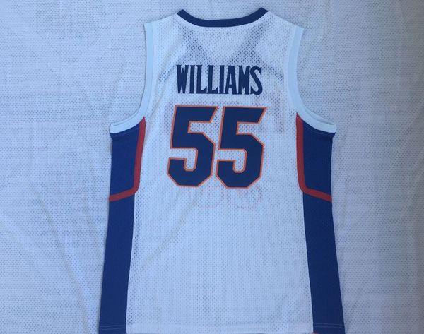 

ncaa high school university of florida jason williams white college jersey 55 all stitched mans, Black