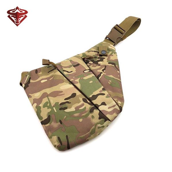 

outdoor bags men'smilitary concealed storage chest bag gun holster crossbody backpack tactical multifunctional anti-theft hunting