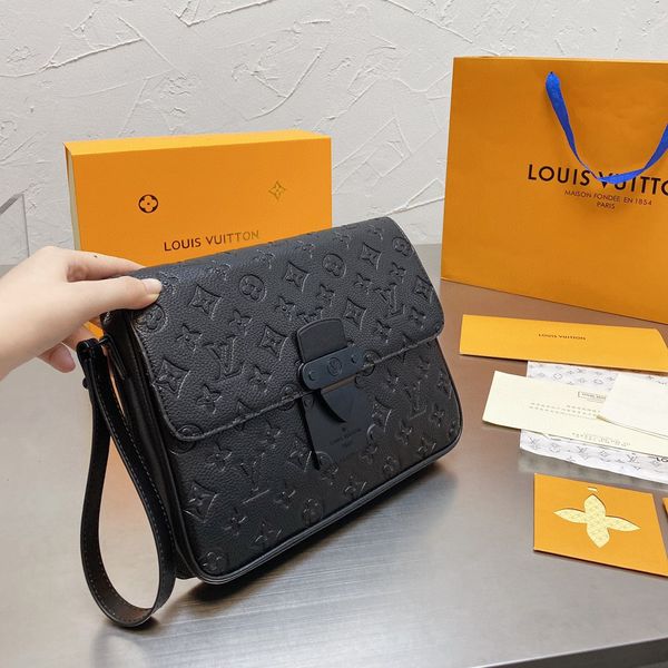 

promotional man handbag bag chain zipper envelope purse leather shoulder messenger cross body clutch fashion bags 26*19cm 03