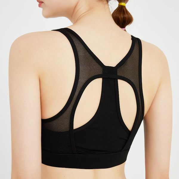 

women yoga vest beauty back crop sports underwear solid color double shoulder strap bra summer running ladies 2021 outfit