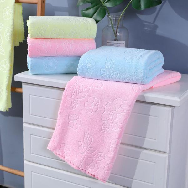 

towel 70*140cm superfine fiber cartoon child bathing hand home cleaning outdoor swimming for baby kids high quality