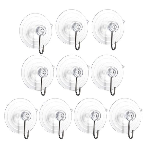 

hooks & rails 10pcs hanging suction cup hangers multipurpose fixing fixators