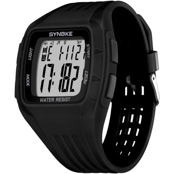

men's watches military big simple sport watch mens waterproof wristwatches led digital clock male reloj hombre, Slivery;brown