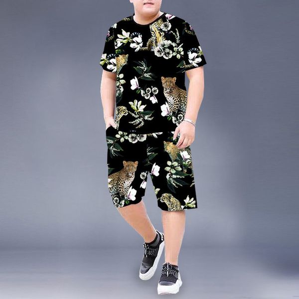 

summer personalized t shirt summer men's shorts short sleeve casual suit mens tracksuit, White;black