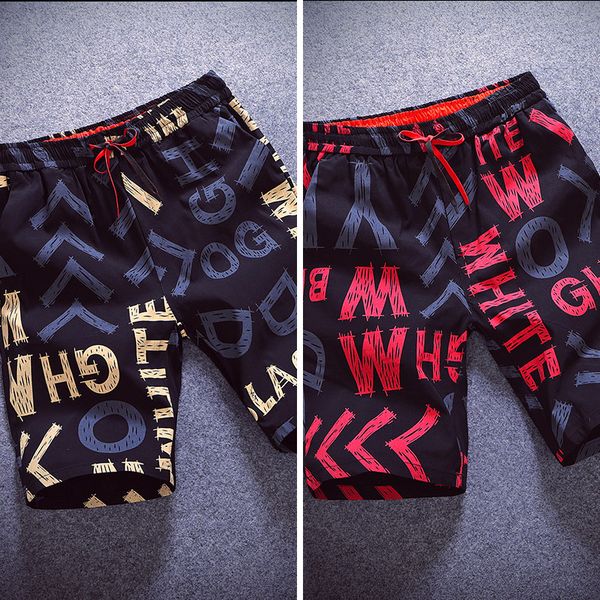 

a 399 men shorts in summer 2021 personality easing trend to spend five minutes of pants pants men's beach pants in the summer wea, Blue