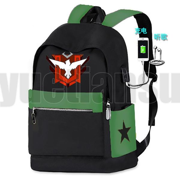 

backpack usb charging game fire garena roupa angelical hip hop bookbag lapgirls school bag women travelbags