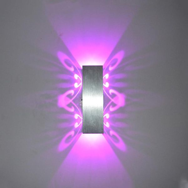 

wall lamps 2w 6w lamp double butteryfly modern home sconce lights aluminum led el fixed mount ktv