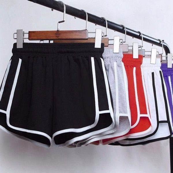 

sports shorts women's large korean loose running yoga high waist wide leg pants leisure home sleepers beach pants summer, Black