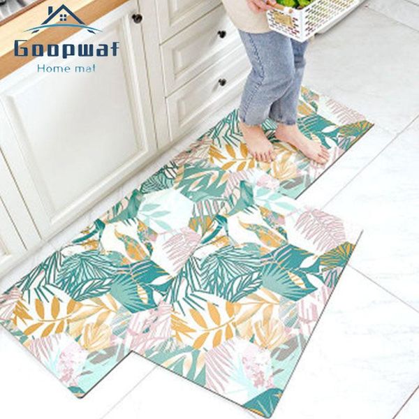 

cushion/decorative pillow household kitchen environmental protection waterproof and oil-proof mat bedroom carpet pu leather strip anti-skid