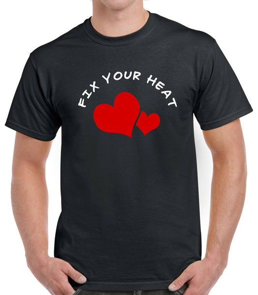 

fix your heart america t-shirt, White;black