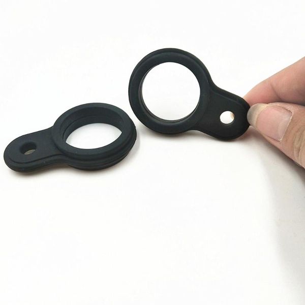 

cords, slings and webbing 4pcs silicone hanging buckle useful water bottle carrier clip kettle hook holder for outdoor (black)