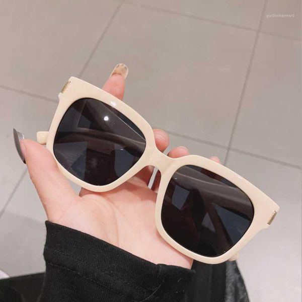 

sunglasses square 2021 most beach beige orange black fashion glasses uv protection shades eyewear gafas, White;black
